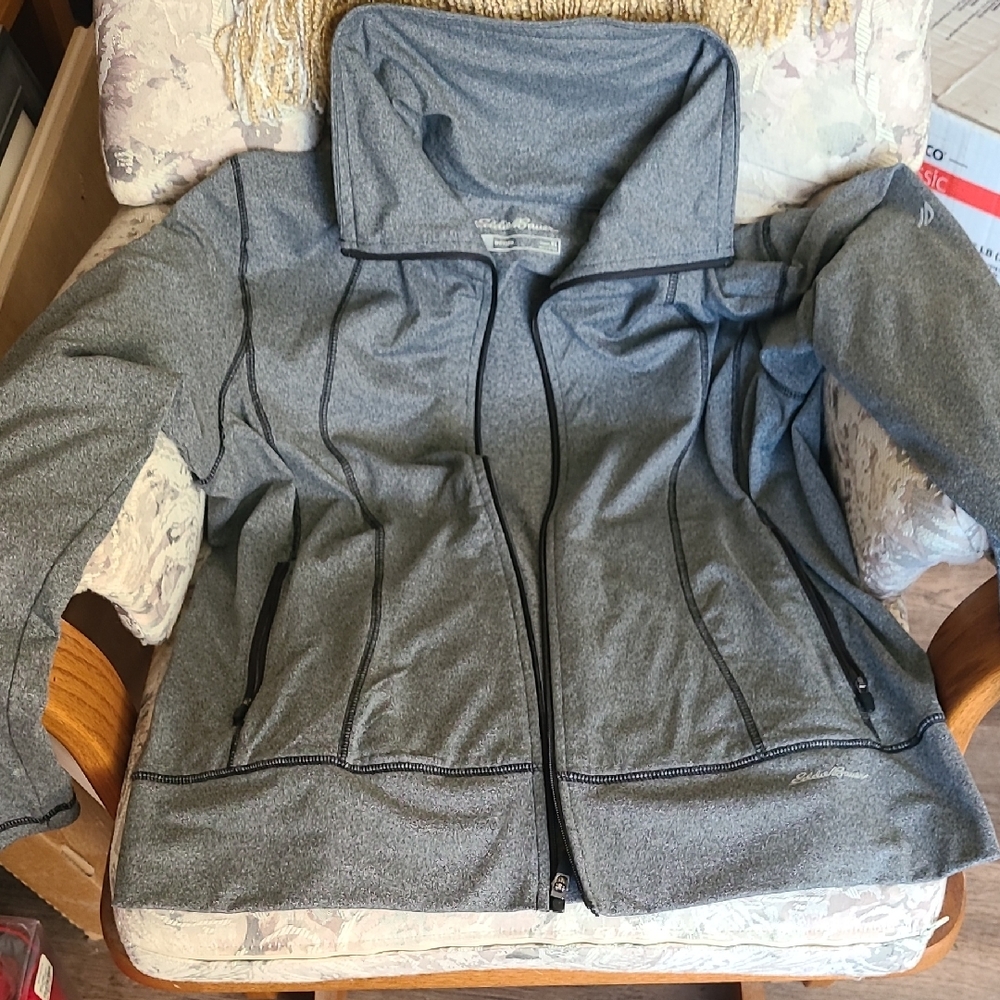 Eddie Bauer Heather Gray Motion Jacket